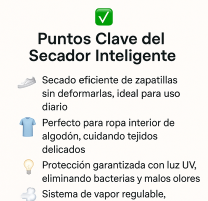 SECADORA MULTIUSO RAYOS UV RAPIDEZ Y AHORRO ENERGÉTICO